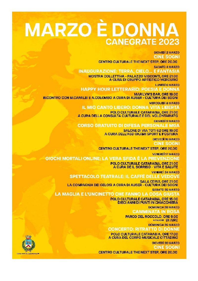 marzo è donna calendario