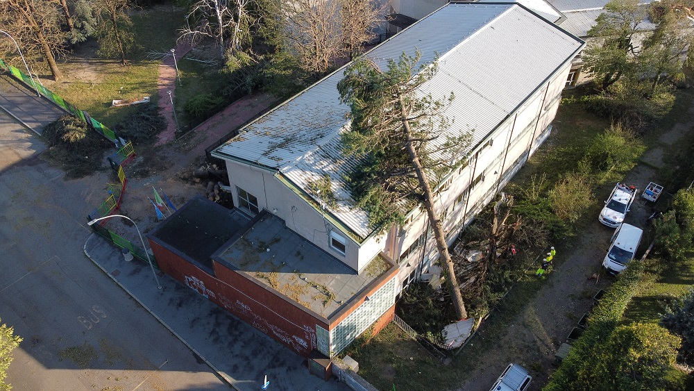 Evento calamitoso. Vista drone